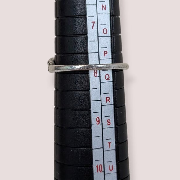 (3/$20) Black Tear Cabochon Dot Ring - Picture 6 of 6